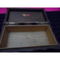 Lovely vintage wooden jewelry box 21cm x 11.5cm x 60cm