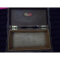 Lovely vintage wooden jewelry box 21cm x 11.5cm x 60cm