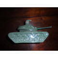 Beautiful vintage Porcelain military tank 10Z5 decanter. 23cm  x 10cm x11cm high with turret