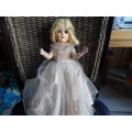 Vintage Palitoys wedding  Doll walking in original clothes Made in england Mohair hair