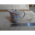 Pretty once cuppa tea pot  James Kent Ltd Longton England `Apple Blossom`