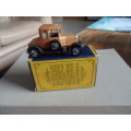 MATCHBOX MODELS OF YESTERYEAR MOY No 8-1 MORRIS COWLEY BULLNOSE---boxed