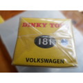 DINKY 181 VOLKSWAGEN BEETLE , MINT IN BOX REPRO  [M37]