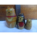 Set of Russian Dolls  in form of cats 3