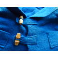 Lovely Original large paddington bear blue felt jacket
