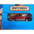 Matchbox Lesney #28 1984 Dodge Daytona Turbo Z Red England Base, opening bonnet    [m29]