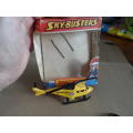 matchbox skybusters rescue helicopter, yellow