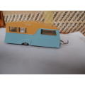 Dinky Toys Four-Berth Caravan #188 Blue Meccano Made In England repainted  [m313]