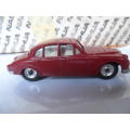 Vintage Dinky Toys No195 Jaguar 3.4 Litre In Maroon Unboxed  [d24]