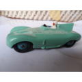 Vintage Dinky Toys Jaguar Type D Sports Car No 238 With Blue Wheel Hubs, REPAINTED [D24]
