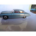 Vintage Dinky Toys 142 Jaguar Mark X Light Blue with Suitcase   [m23]