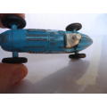 DINKY 230 `TALBOT LAGO RACING CAR` BLUE #4. VINTAGE. ORIGINAL. COMPLETE.  [m22]