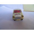 Corgi Toys 227 Morris Mini Cooper Competition Model - Primrose Yellow / White  [m22]
