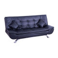 3 SEATER SYNTHETIC LEATHER SLEEPER COUCH / SOFA  *** 2 FREE PILLOWS **
