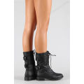 LADIES WINTER LACE UP COMBAT BOOTS MILITARY BOOTS** SPECIAL OFFER **
