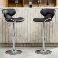 Modern Abs Swivel Dining Chair Bar Stool