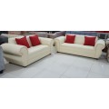 Chelsea PU Leather 3 Seater  +  2 Seater Couch Combo