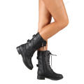 Military Ankle  Boots