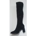 Thigh High Suede Winter Boots  .