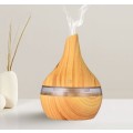 Mini Atomization Wood Grain Air Humidifier-Light Wood