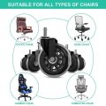 5 Set Office Chair Castor Wheels for All Floors