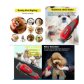 DALING 11-in-1 Electric Pet Clippers Rechargeable Grooming Trimmer Kit