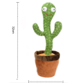 Dancing Cactus Baby Mimicking Recording Music Light Up Baby Interactive Toy