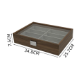 8 Grid Walnut Wooden Sunglass Display Storage Box