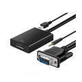 VGA to HDMI Adapter with Audio, HDTV