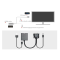 VGA to HDMI Adapter with Audio, HDTV