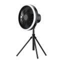 4000mAh Outdoor Portable Camping Fan With LED Light