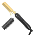 Curly Care Hot Comb - Electric Pressing Comb for Hair and Wigs