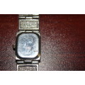 Art Deco Style Wristwatch set with black glass and marcasites (untested)