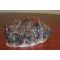Large incredibly rare Amethyst Specimen with Jasper Formations 14cm long, +-5500 carats