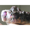 Large incredibly rare Amethyst Specimen with Jasper Formations 14cm long, +-5500 carats