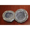 Rare Matching Set Amethyst Geode massive 8420 carats