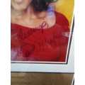 Original Oprah Winfrey Autographed Headshot in Lovely frame. 78cm x 49cm
