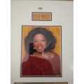 Original Oprah Winfrey Autographed Headshot in Lovely frame. 78cm x 49cm