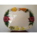 Bassano Vintage hand painted Italian Platter 40 by 31cm