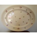 Old English Johnson Bros Rose Pattern Oval Server 31 by 24 cm