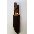 Old Hand made fixed Blade Knife, PLUS 3 Old Pocket Knives-Collectable