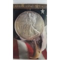 1996 1oz American Silver Eagle Encapsulated