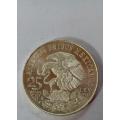 1968 -Mexico Olympic Games 25 Ley Silver Coin