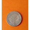 Palestine -1927 -50 Mils -Silver