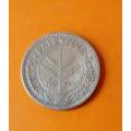Palestine -1927 -50 Mils -Silver