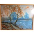 Sydney Carter - Acclaimed South African Artist - Beautiful Framed Watercolour - Weekend Special