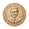 Nelson Mandela Bronze Medal:Replica of USA Congressional Gold Medal awarded to Mandela.