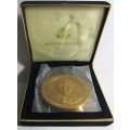 Nelson Mandela Bronze Medal:Replica of USA Congressional Gold Medal awarded to Mandela. Half Price