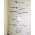 Springbok Annals - Annale 1891 - SPRINGBOK INTERNATIONAL TOURS TO AND FROM SOUTH AFRICA 1891-1958