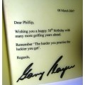 PLAY YOUR BUSINESS LIKE A PRO  INSCRIPTION AND SIGNED BY GARY PLAYER SEE PHOTOS